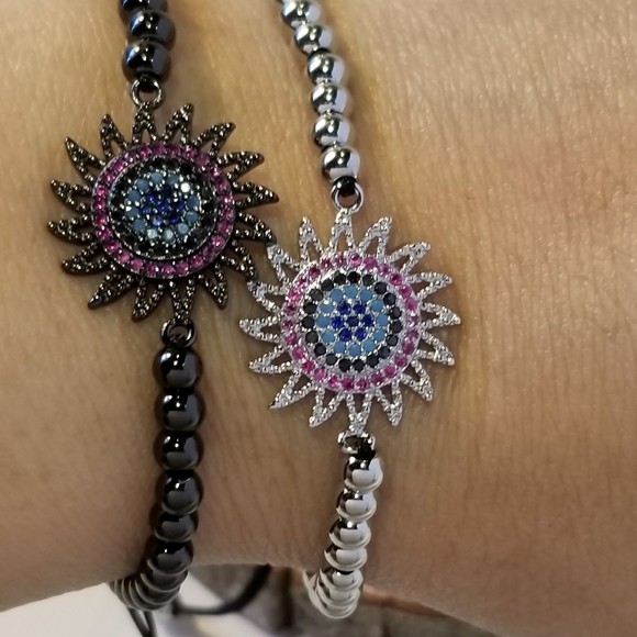 NEW Multi Colors Pave CZ Bracelet - Picture 5 of 5